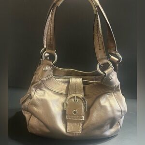 Coach Metallic Bronze SoHo Lynn Hobo purse Vintage 2000s